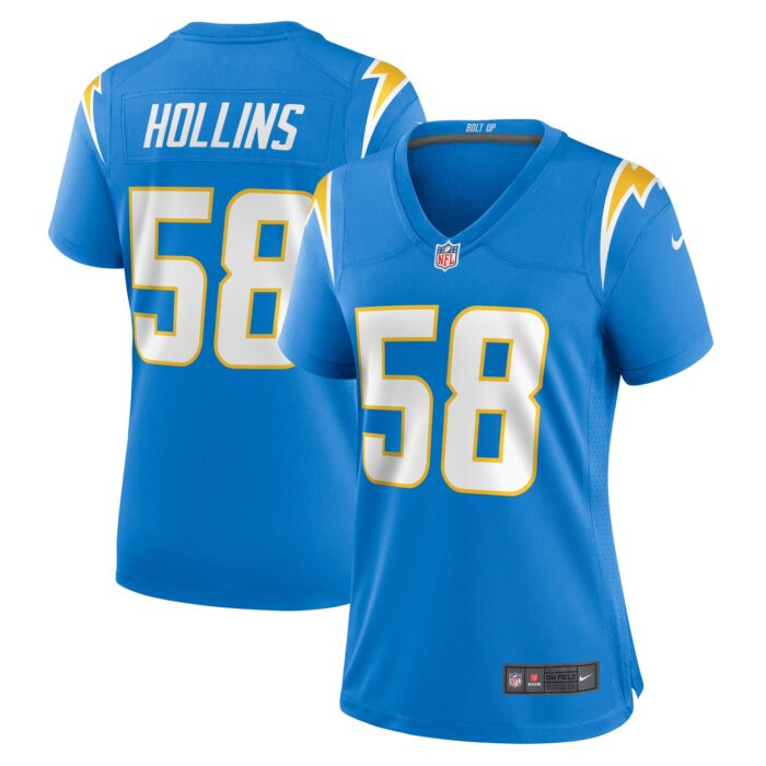 Women’s Los Angeles Chargers Justin Hollins Nike Powder Blue Game Jersey