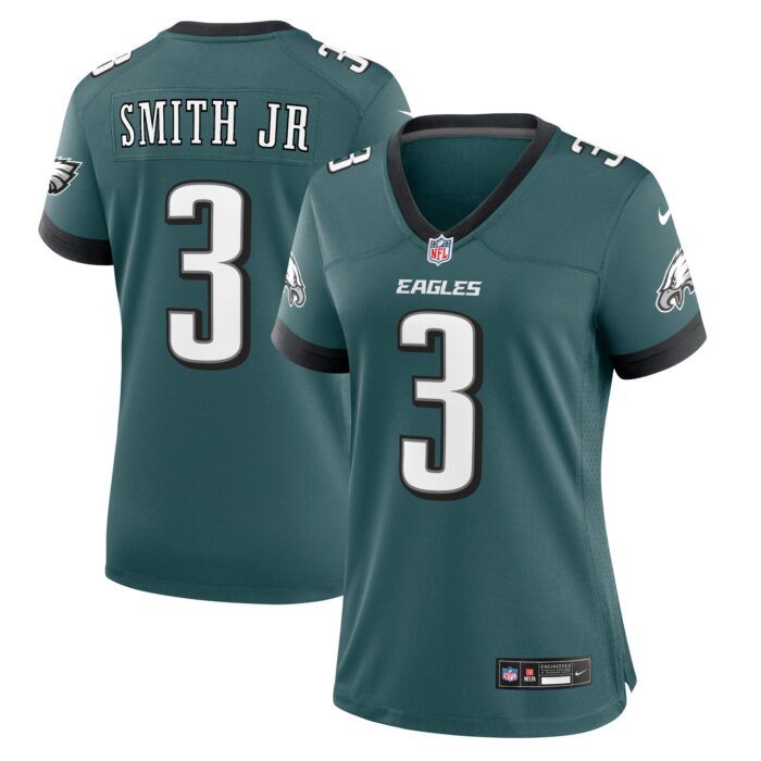 Women’s Philadelphia Eagles Nolan Smith Nike Midnight Green Team Game Jersey