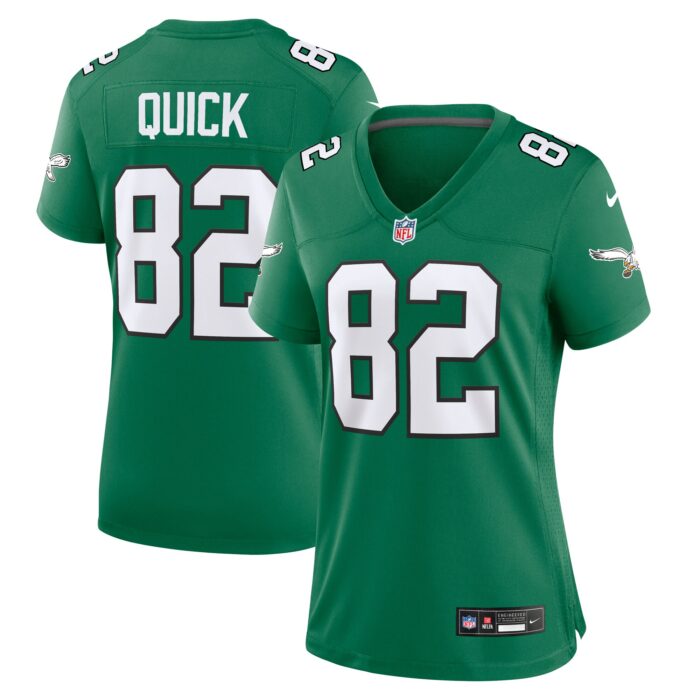Women’s Philadelphia Eagles Mike Quick Nike Kelly Green Alternate Game Jersey