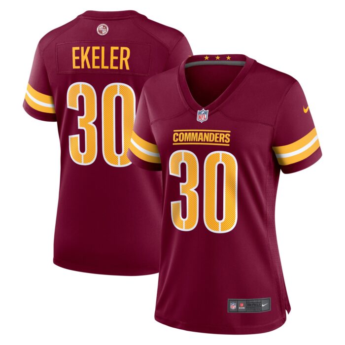Women’s Washington Commanders Austin Ekeler Nike Burgundy Game Player Jersey