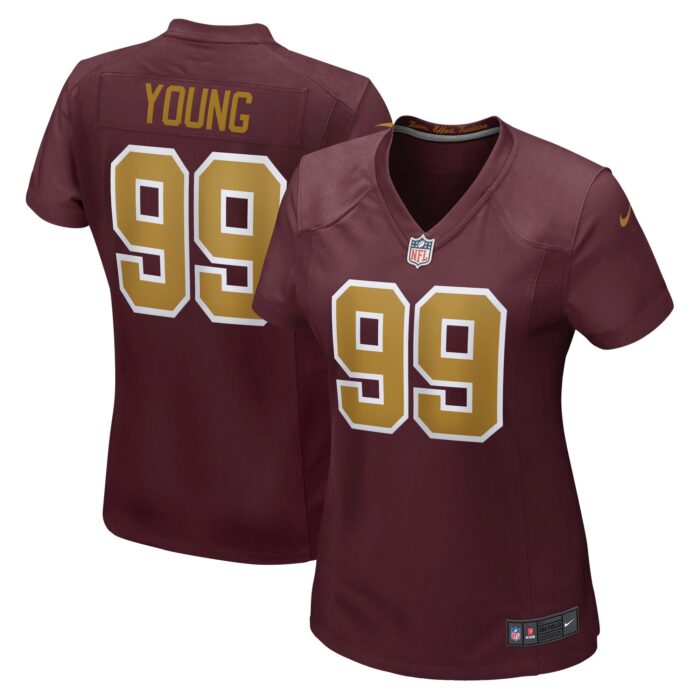 Women’s Washington Football Team Chase Young Nike Burgundy Alternate Game Jersey