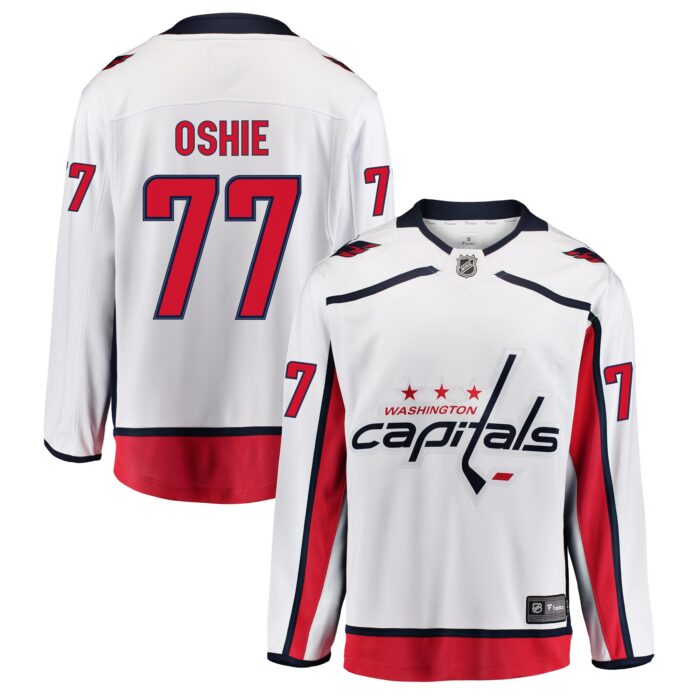 Washington Capitals Fanatics Away Breakaway Jersey – T. J. Oshie – Mens