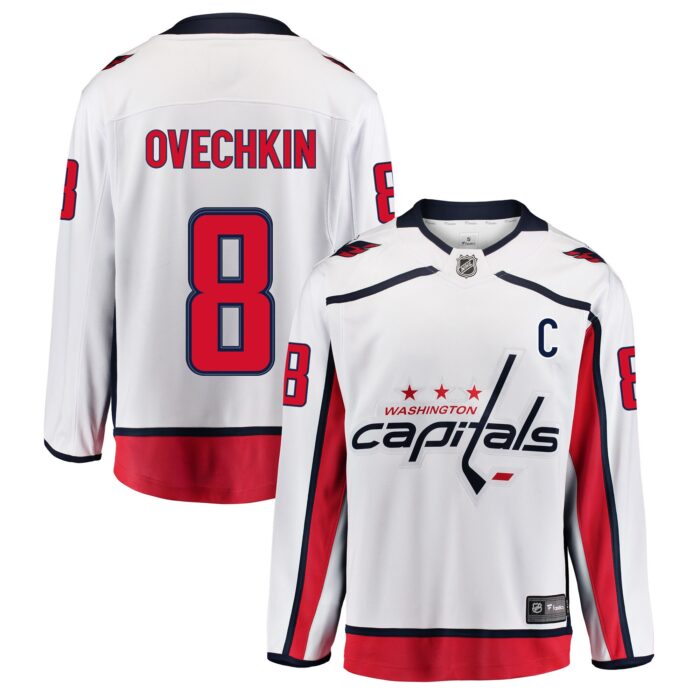 Washington Capitals Fanatics Away Breakaway Jersey – Alexander Ovechkin – Mens