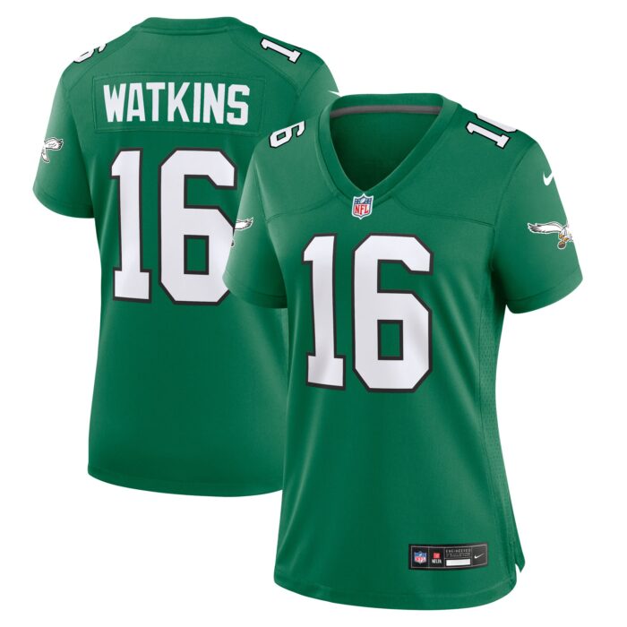 Women’s Philadelphia Eagles Quez Watkins Nike Kelly Green Alternate Game Jersey
