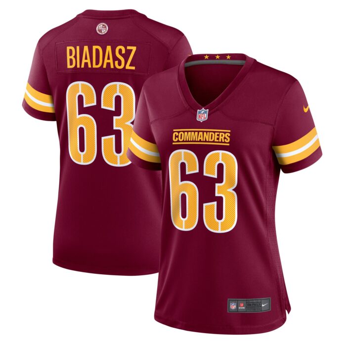 Women’s Washington Commanders Tyler Biadasz Nike Burgundy Game Jersey