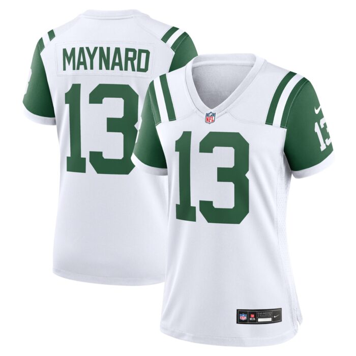 Women’s New York Jets Don Maynard Nike White Classic Alternate Retired Player Game Jersey