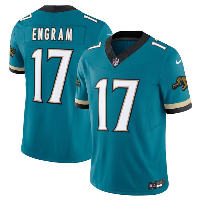 Men’s Jacksonville Jaguars Evan Engram Nike Teal Prowler Throwback Vapor F.U.S.E. Limited Jersey