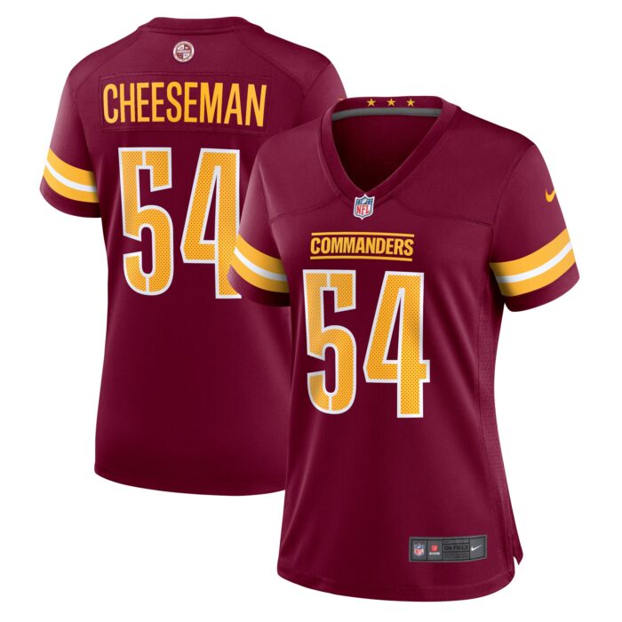 Women’s Washington Commanders Camaron Cheeseman Nike Burgundy Game Jersey