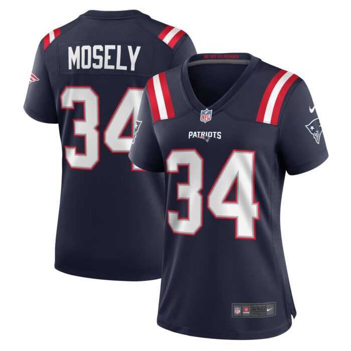 Women’s New England Patriots Quandre Mosely Nike Navy Home Game Player Jersey