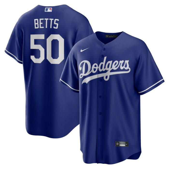 Men’s Los Angeles Dodgers Mookie Betts Nike Royal Big & Tall Alternate Replica Player Jersey