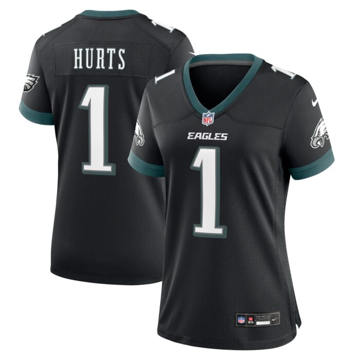 Women’s Philadelphia Eagles Jalen Hurts Nike Black Alternate Game Jersey