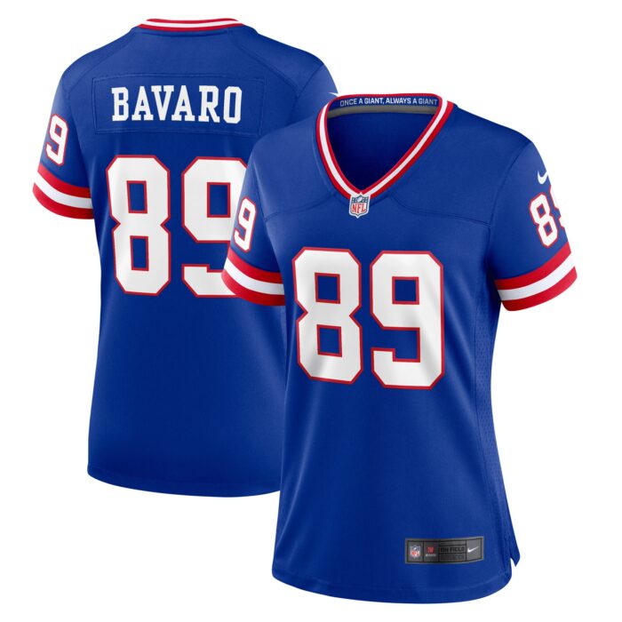 Women’s New York Giants Mark Bavaro Nike Royal Classic Retired Player Game Jersey