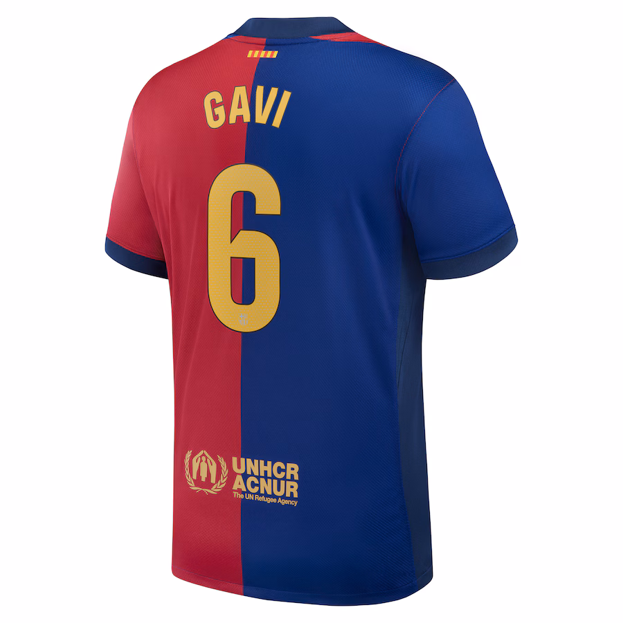 Gavi Barcelona Nike 2024/25 Home Replica Player Jersey - Royal
