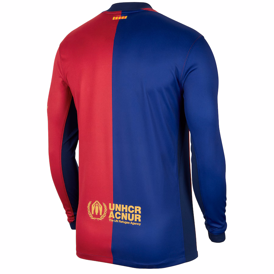 Barcelona Nike 2024/25 Home Long Sleeve Replica Jersey - Royal