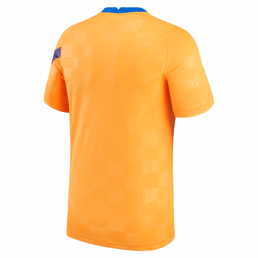 Barcelona Nike 2021/2022 Pre-Match Performance Top - Orange