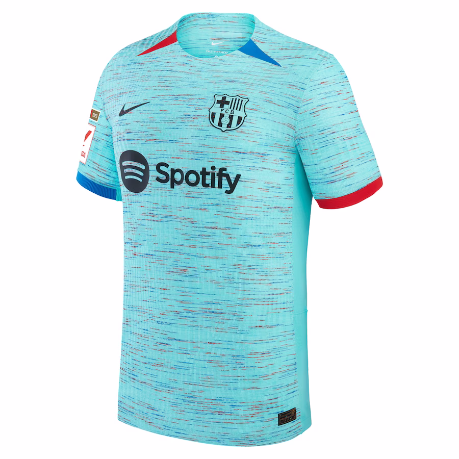 Barcelona Nike 2023/24 Third Match Authentic Jersey - Aqua
