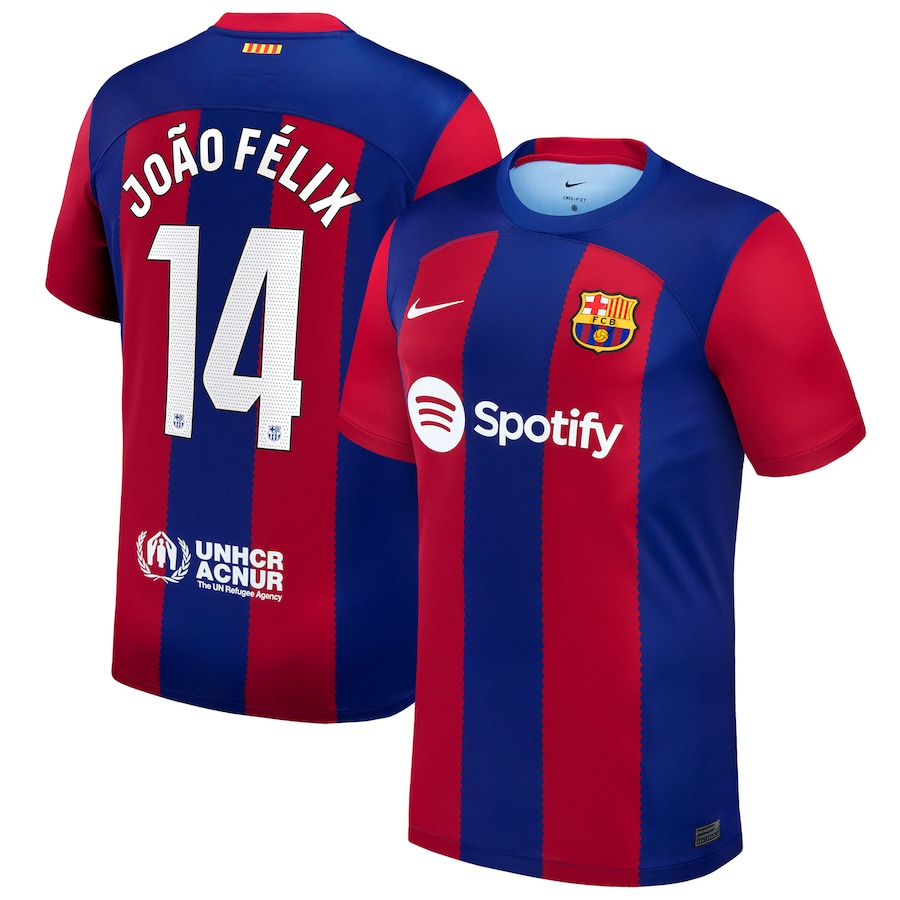João Félix Barcelona Nike 2023/24 Home Stadium Replica Player Jersey - Royal