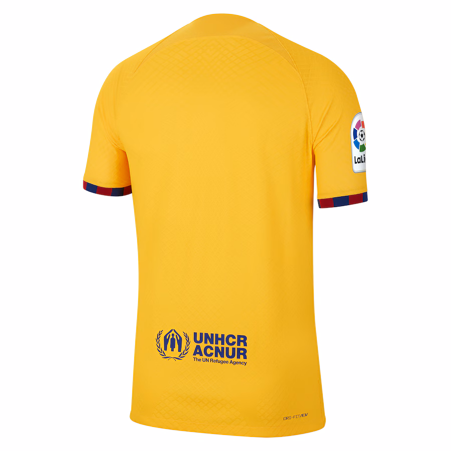 Barcelona Nike 2022/23 Fourth Vapor Match Authentic Jersey - Yellow