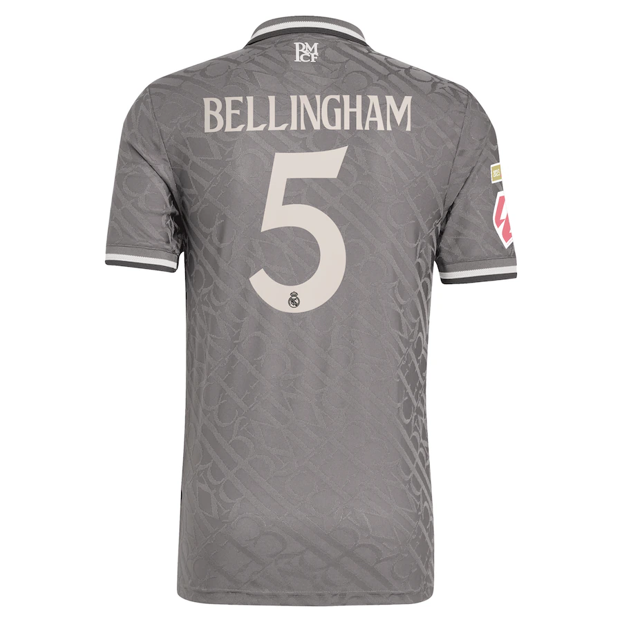 Jude Bellingham Real Madrid adidas Originals 2024/25 Third Authentic Player Jersey - Charcoal
