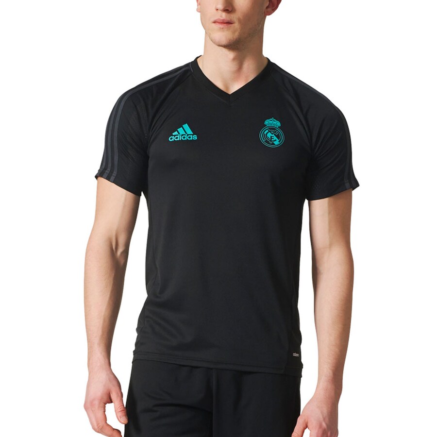 Real Madrid adidas 2017/18 Training Jersey - Black