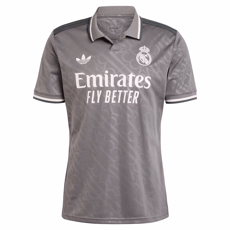 Vini Jr. Real Madrid adidas Originals 2024/25 Third Replica Player Jersey - Charcoal