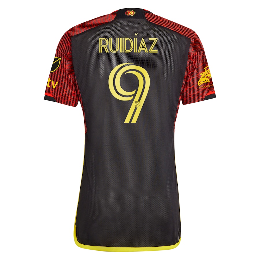 Raul Ruidiaz Seattle Sounders FC adidas 2023 The Bruce Lee Kit Authentic Jersey - Red