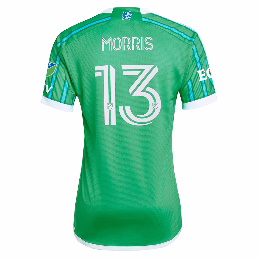 Jordan Morris Seattle Sounders FC adidas 2024 The Anniversary Kit Authentic Player Jersey – Green