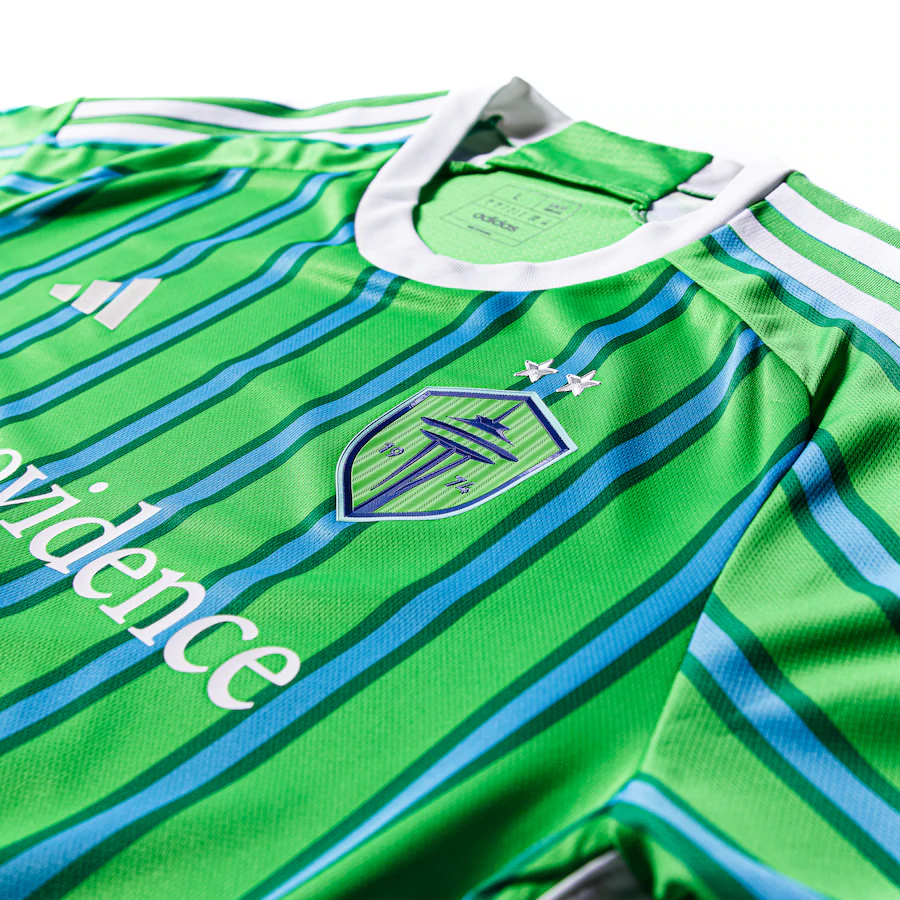 Pedro de la Vega Seattle Sounders FC adidas 2024 The Anniversary Kit Authentic Player Jersey – Green