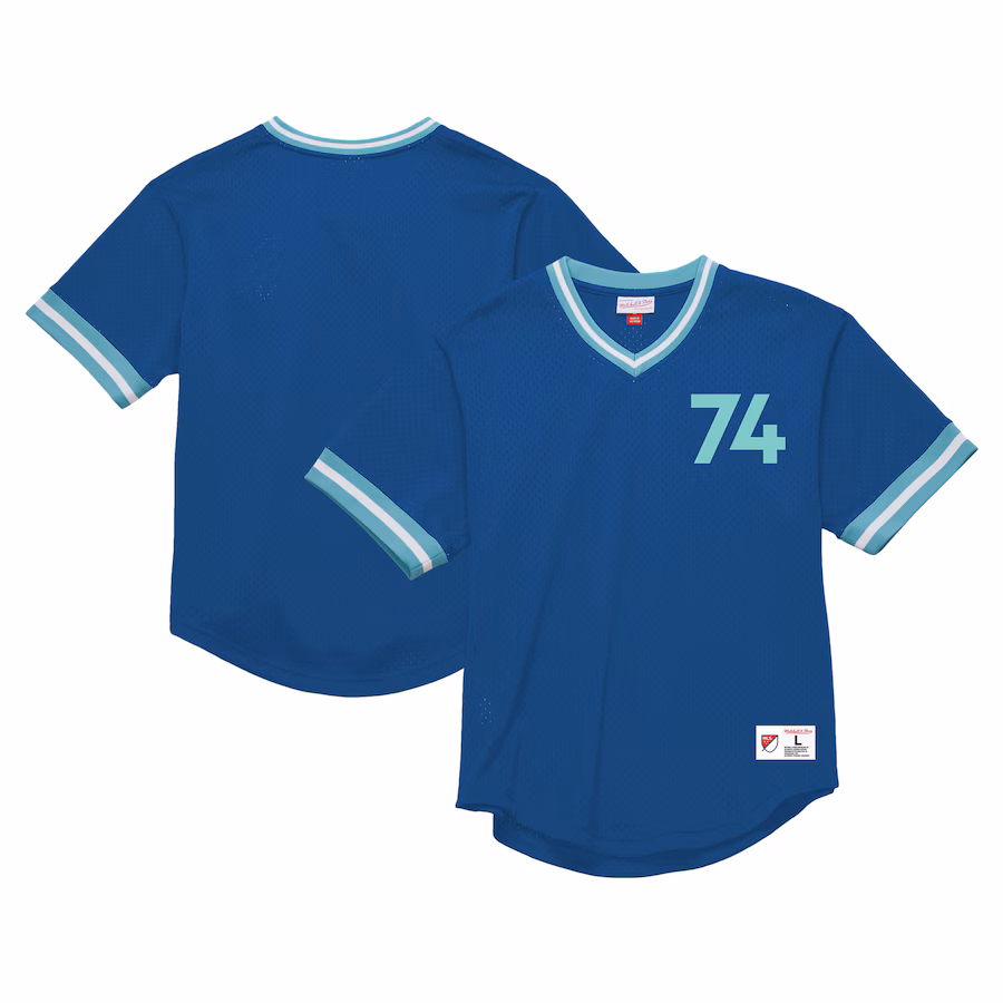 Seattle Sounders FC Mitchell & Ness Mesh Fashion Jersey - Blue
