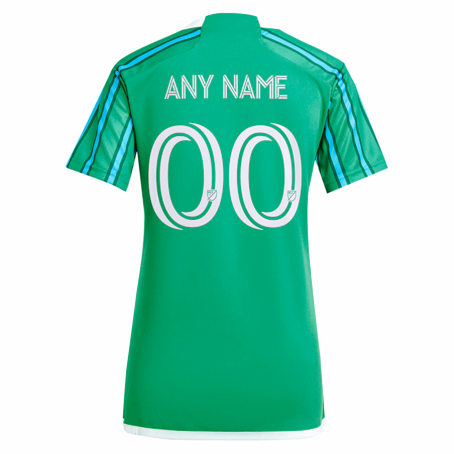 Seattle Sounders FC adidas Women's 2024 The Anniversary Kit Replica Custom Jersey – Green