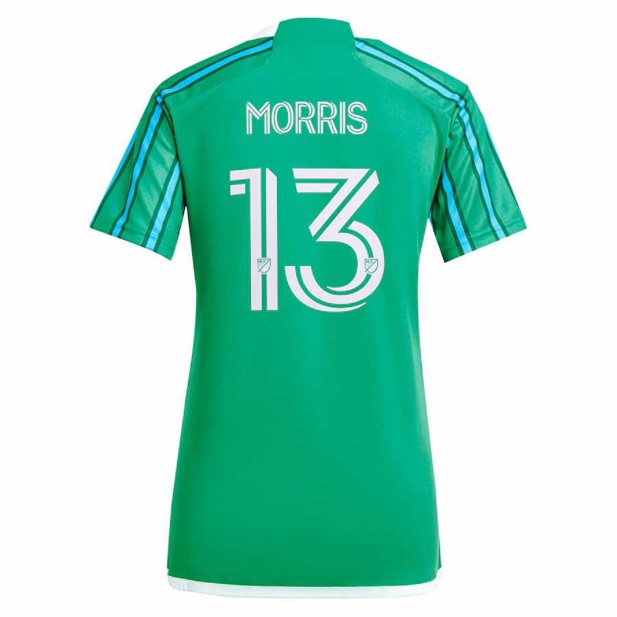 Jordan Morris Seattle Sounders FC adidas Women's 2024 The Anniversary Kit Replica Player Jersey – Green