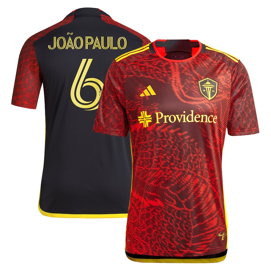 Joao Paulo Seattle Sounders FC adidas 2024 The Bruce Lee Kit Replica Player Jersey – Red