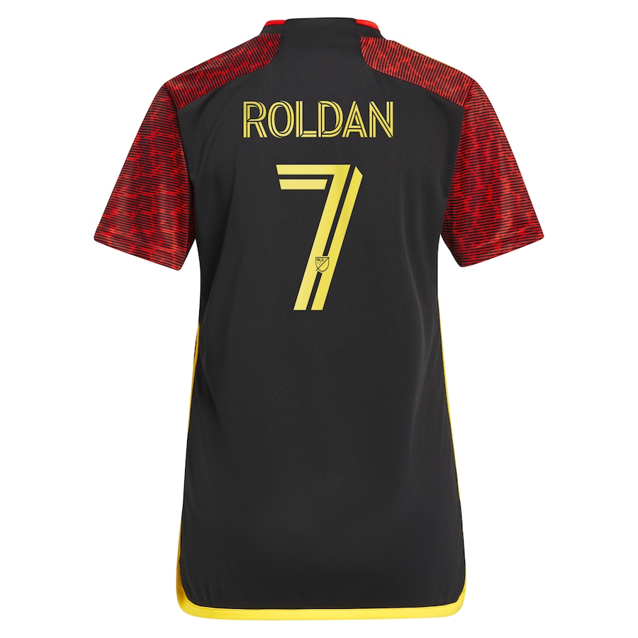 Cristian Roldan Seattle Sounders FC adidas Women's 2024 The Bruce Lee Kit Replica Player Jersey – Red