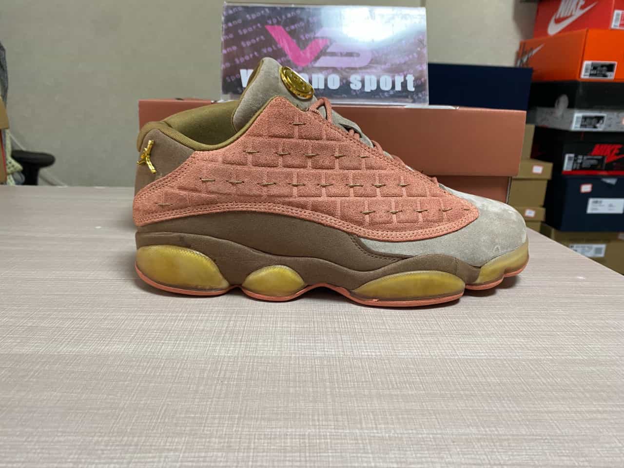 Jordan 13 Retro Low CLOT Sepia Stone AT3102-200