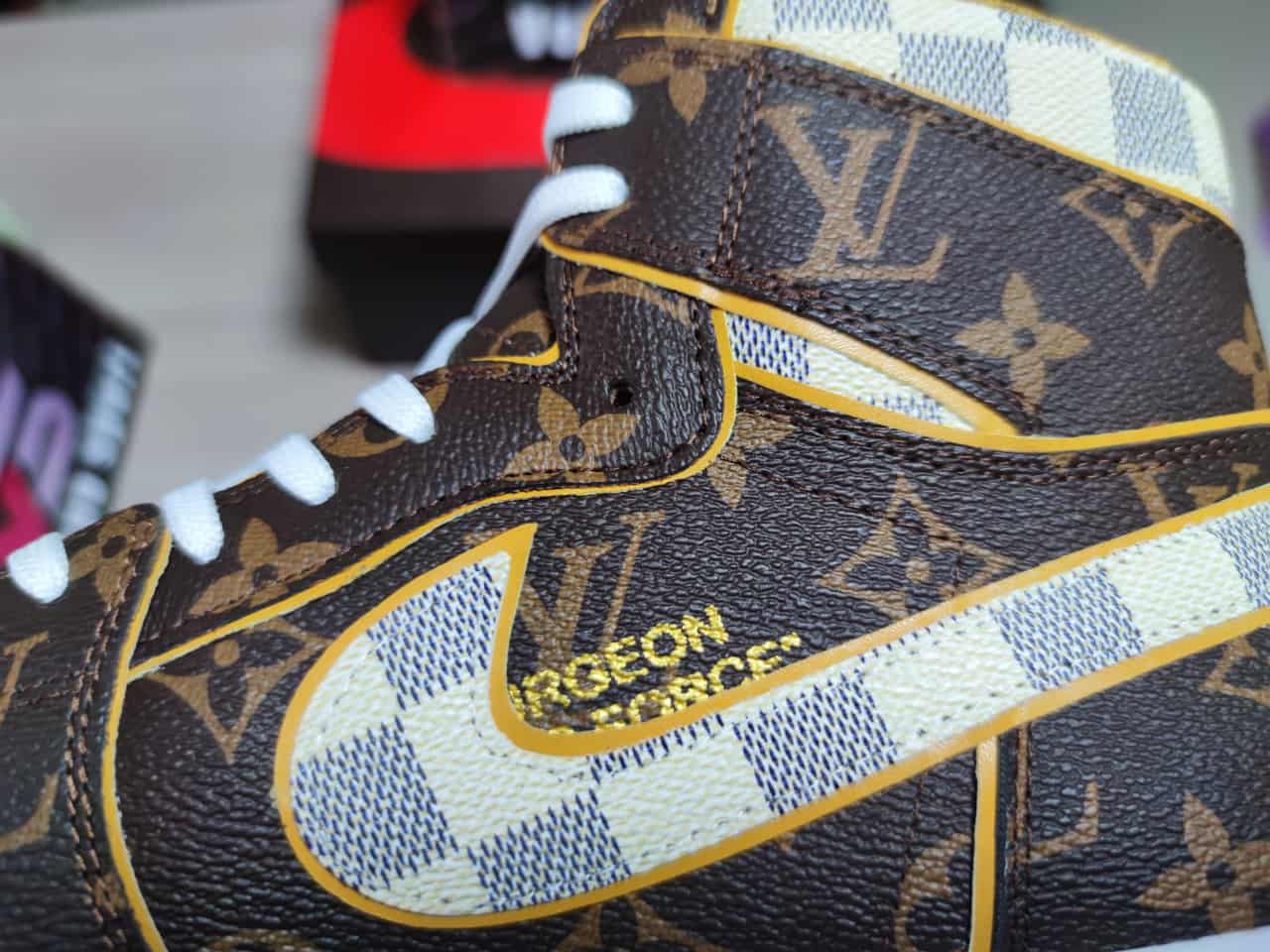 LV x Jordan 1 high
