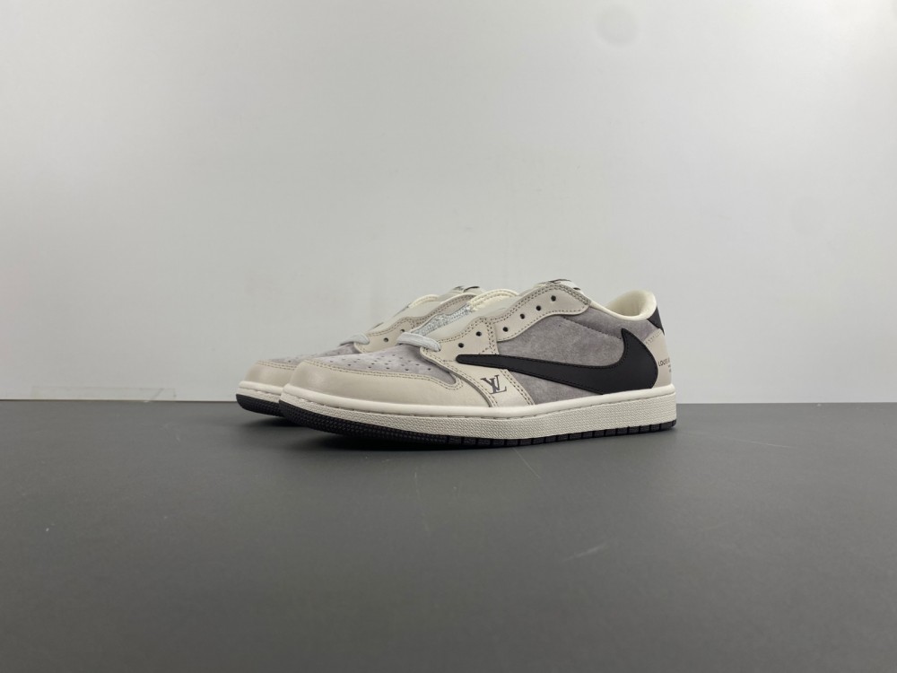 Travis Scott x Air Jordan 1 Low OG off white gray LX1988-100