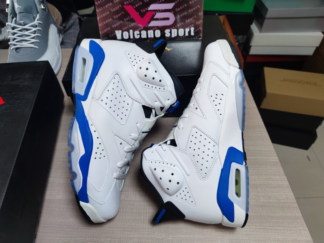 Jordan 6 Retro Sport Blue 384664-107