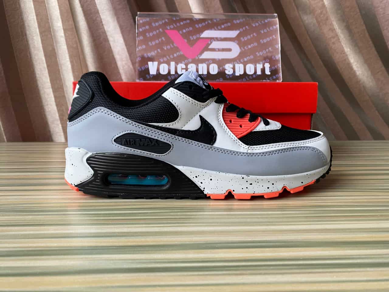Nike Air Max 90 White Orange Black DC9845-100