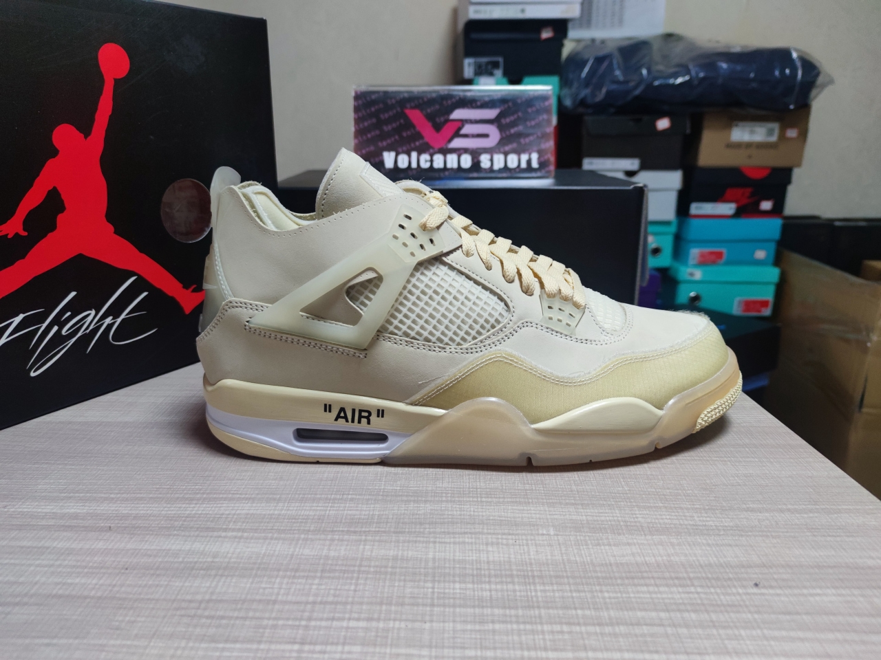 Jordan 4 Retro Off-White Sail CV9388-100