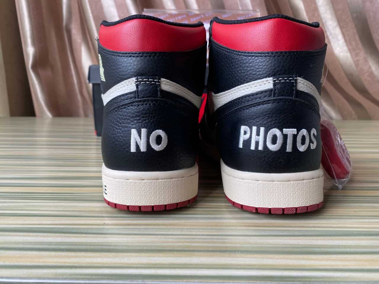 Jordan 1 Retro High Not for Resale Varsity Red 861428-106