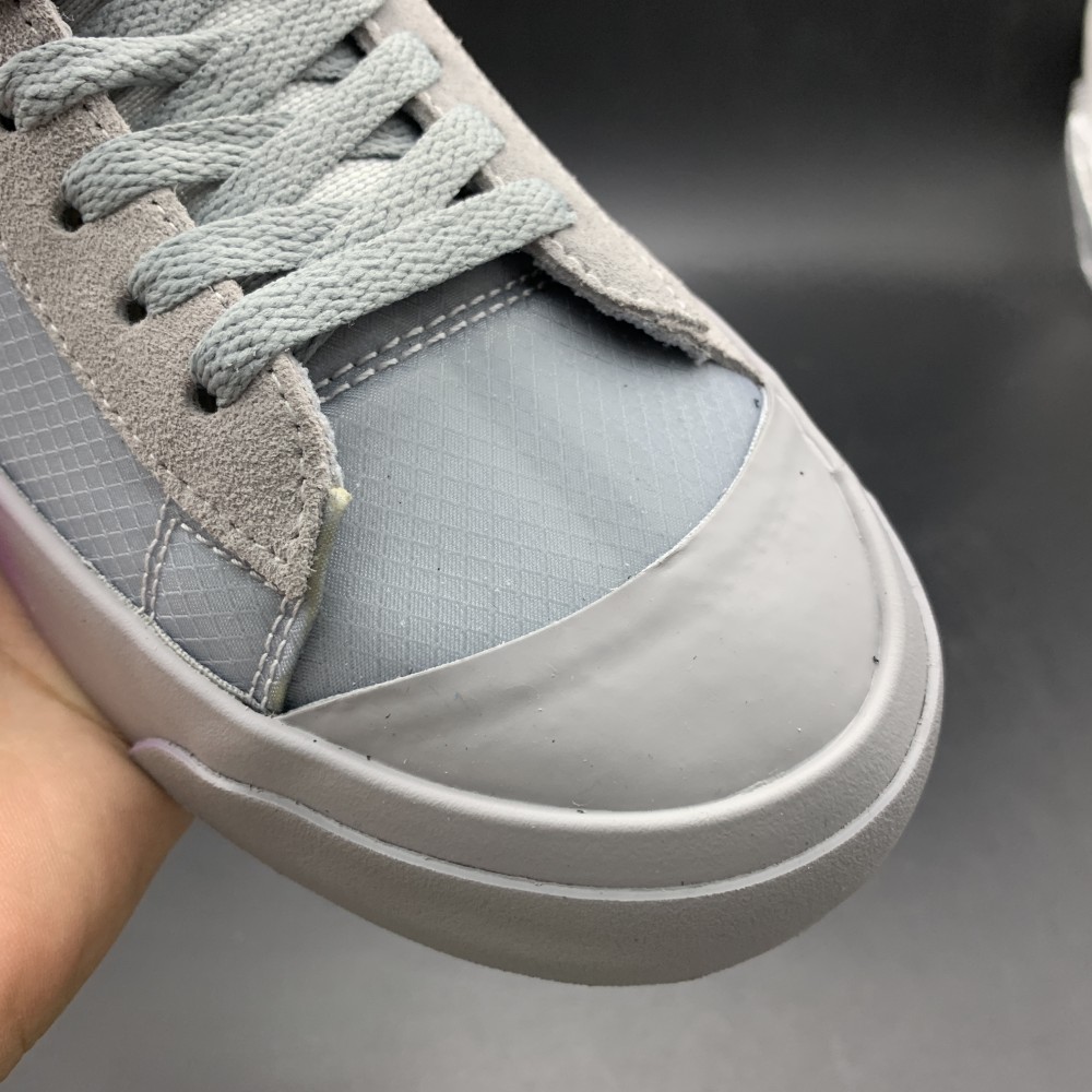 Nike Blazer Mid Off-White Wolf Grey Serena Queen  AA3832-002