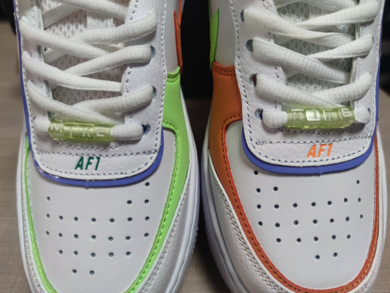 Air Force 1 Low Shadow White Peach Cream Lime DX3718 100