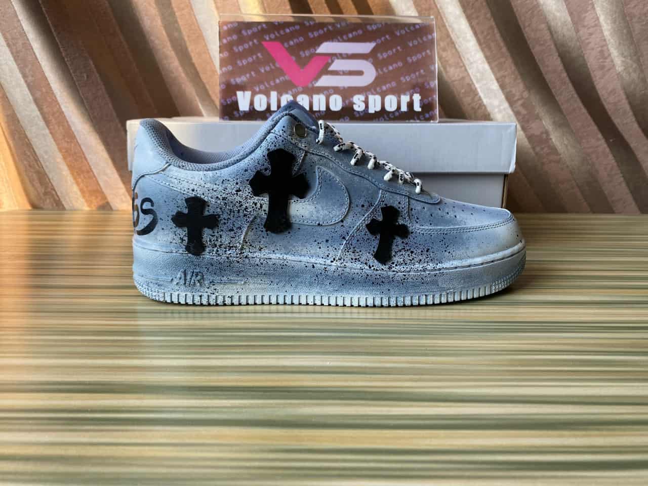 Nike Air Force 1’07 LowWhite/Blue/Chrome Hearts CW2288-111