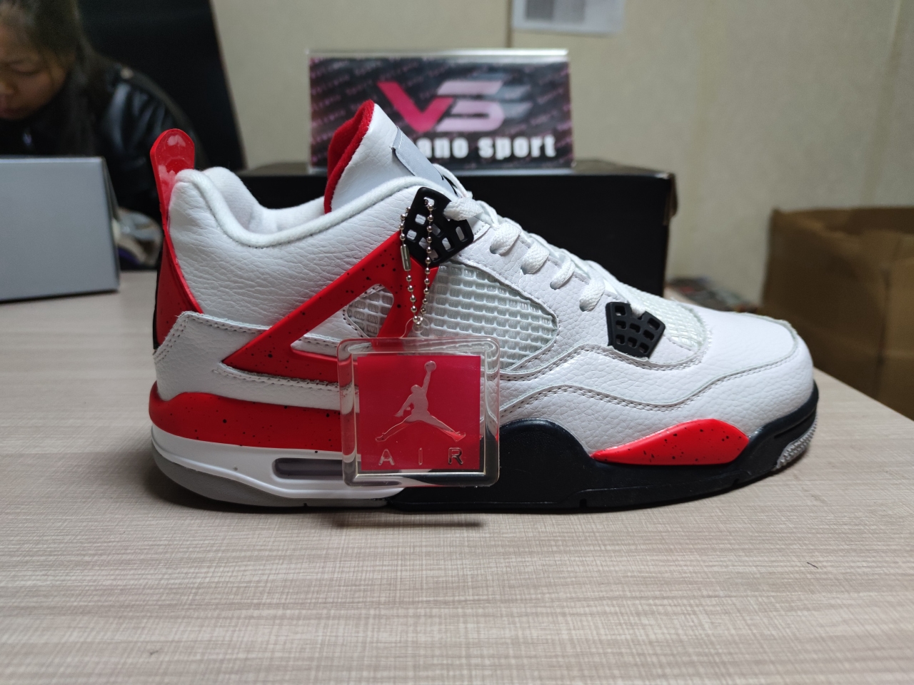 Air jordan 4 Retro Withe Red DH6927 161