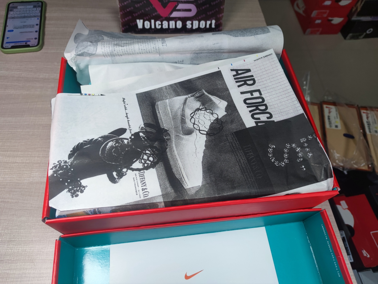 Tiffany X Air Force 1 Green