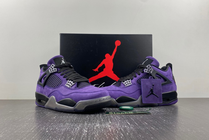 nike Jordan 4 Retro Travis Scott Purple 766296 LN4