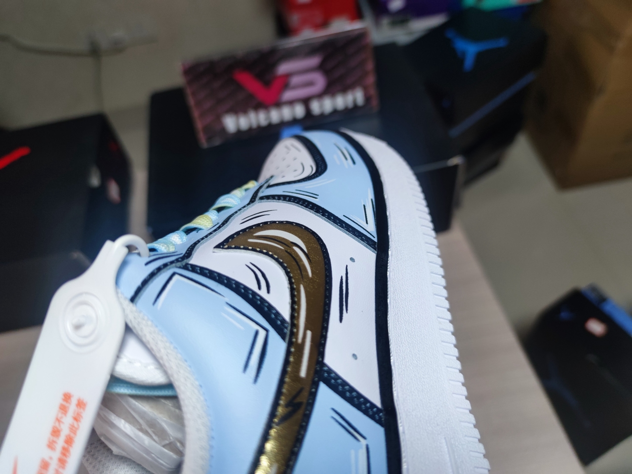 Air Force 1 '07 Blue/White/Gold CW2288 212