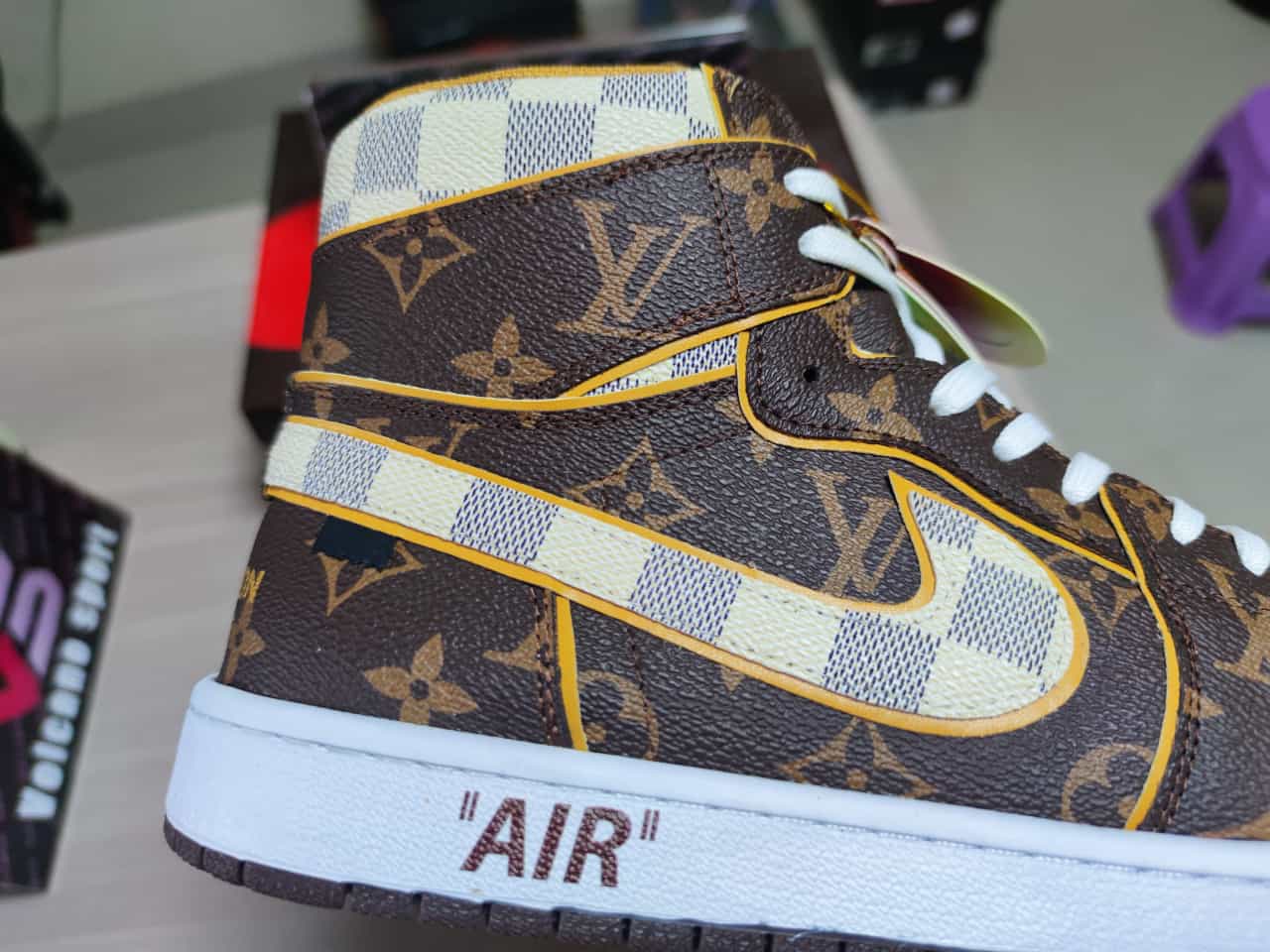 LV x Jordan 1 high