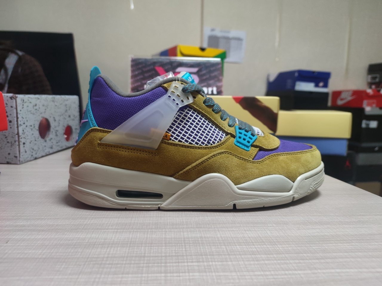 Jordan 4 Retro SP 30th Anniversary Union Desert Moss DJ5718-300