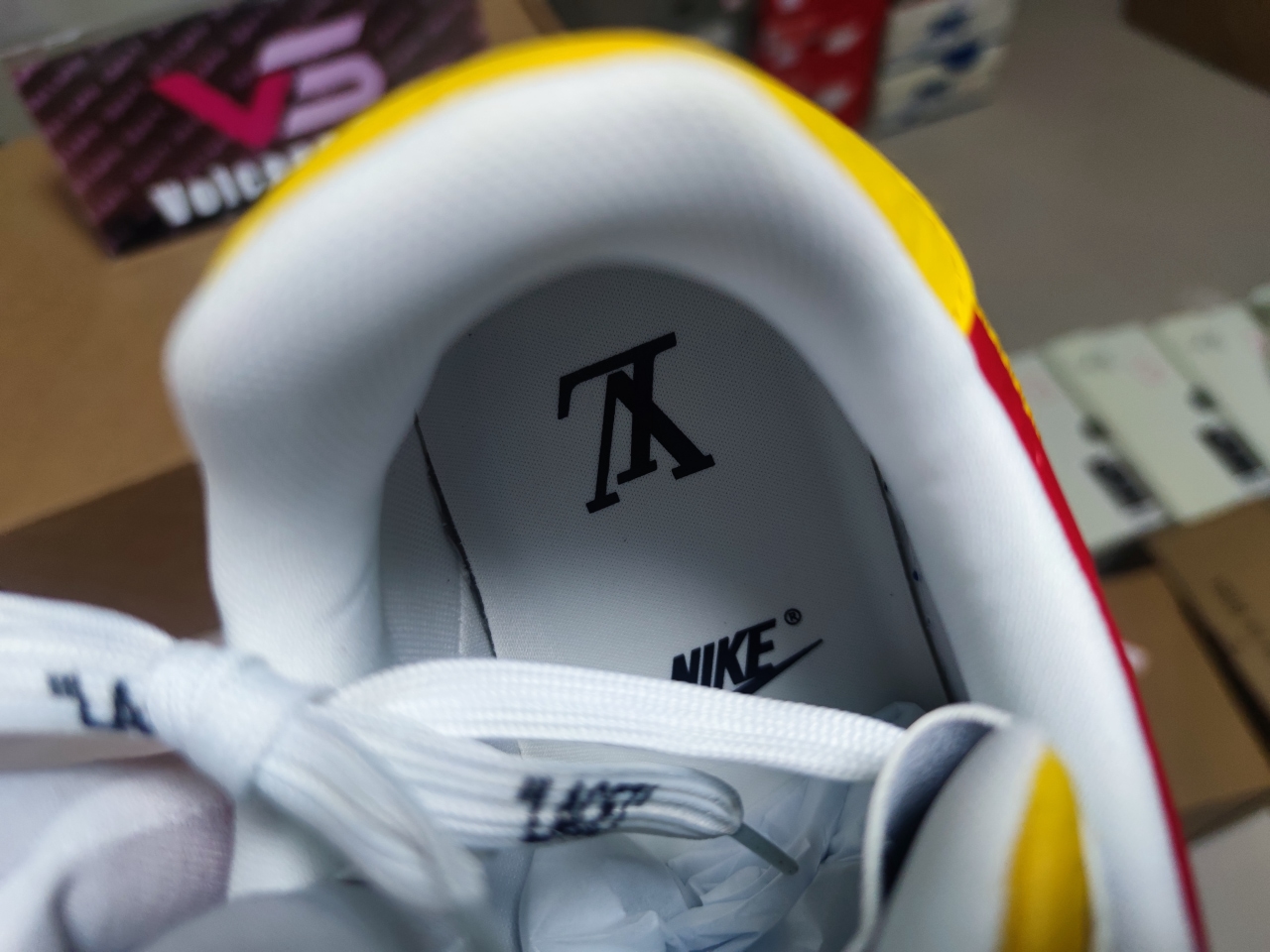 LV x Air Force 1 Low Blue Red Yellow